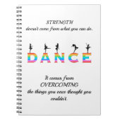 Carnet Danse, multicolore (Devant)