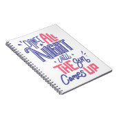 Carnet Danser amusante Citation toute la nuit - Danser (Côté Droit)