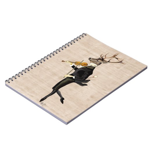 Carnet Danser Cerf avec Violon 2 (Côté gauche)