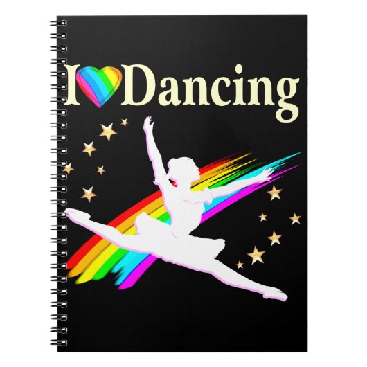 CARNET DANSER J'AIME DANSER BALLERINA DESIGN (Devant)