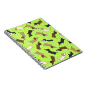 Carnet Danses dansantes (Vert citron) (Côté Droit)