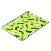 Carnet Danses dansantes (Vert citron) (Côté gauche)