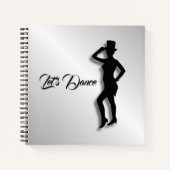 Carnet Danseur à claquettes Allons danser (Devant)