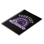 Carnet Danseur de ballet AJOUTER DU TEXTE Danse classique (Côté gauche)