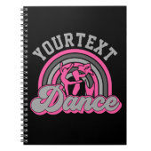 Carnet Danseur de ballet AJOUTER DU TEXTE Danse classique (Devant)