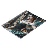 Carnet Danseur de ballet dans un TuTu Vert et des ailes d (Côté gauche)