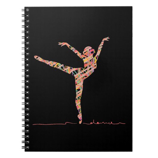 Carnet Danseur de ballet moderne (Devant)