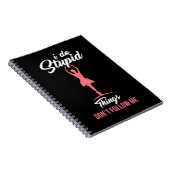 Carnet Danseur de ballet ne me suivez pas (Côté Droit)
