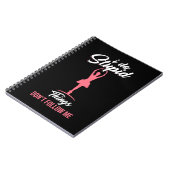 Carnet Danseur de ballet ne me suivez pas (Côté gauche)