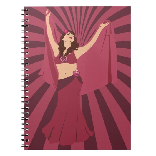 Carnet Danseur de la ceinture rouge Rose (Devant)