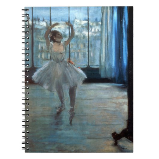 Carnet Danseur d'Edgar Degas | devant une fenêtre (Devant)