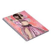 Carnet Danseur du ventre rose Habibi (Côté Droit)