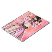 Carnet Danseur du ventre rose Habibi (Côté gauche)