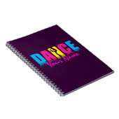 Carnet Danseur personnalisé de danse (Côté Droit)
