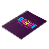 Carnet Danseur personnalisé de danse (Côté gauche)