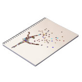 Carnet Danseur scintillant (Côté gauche)