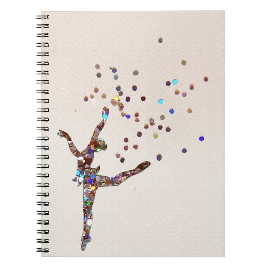 Carnet Danseur scintillant (Devant)