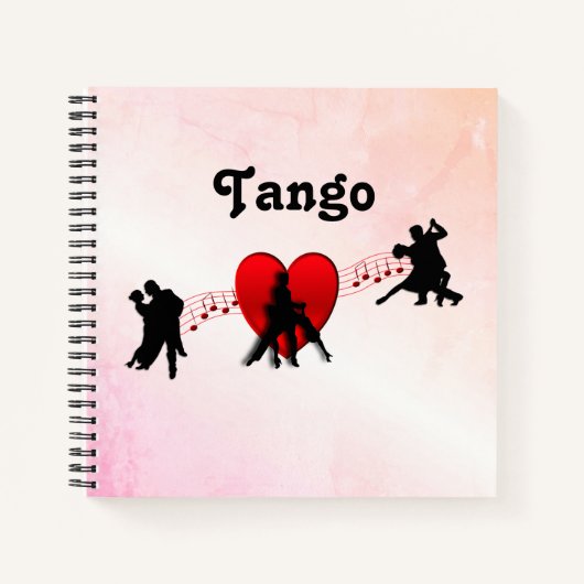 Carnet Danseurs de Tango Acidulés (Devant)