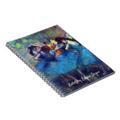 Carnet Danseurs en bleu par Edgar Degas, Ballet Art Vinta (Côté Droit)