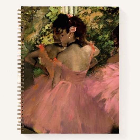 Carnet Danseurs en rose (Devant)