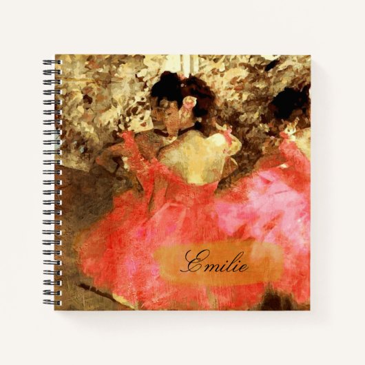 Carnet Danseurs en rose par Degas Sketchbook (Devant)