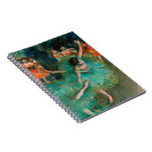 Carnet Danseurs en vert par Edgar Degas (Côté Droit)