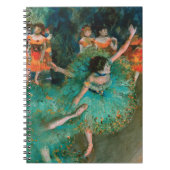 Carnet Danseurs en vert par Edgar Degas (Devant)