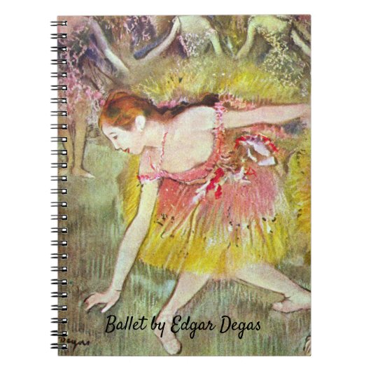 Carnet Danseurs se penchent par Edgar Degas, Ballet Art (Devant)