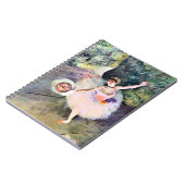 Carnet Danseuse avec un bouquet de fleurs par Edgar Degas (Côté gauche)