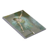 Carnet Danseuse dans Green Edgar Degas (Côté Droit)