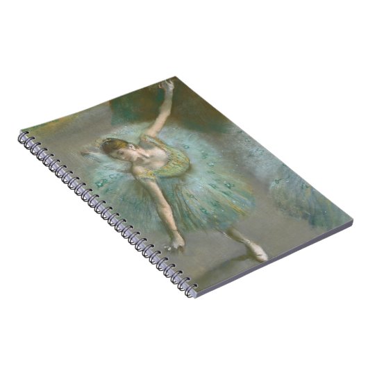 Carnet Danseuse dans Green Edgar Degas (Côté Droit)