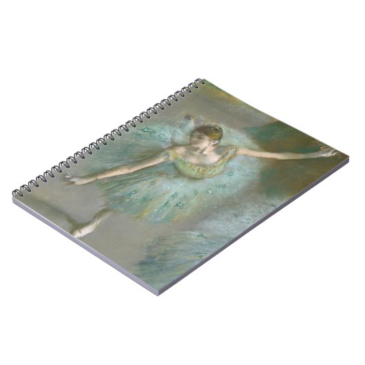 Carnet Danseuse dans Green Edgar Degas (Côté gauche)