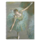 Carnet Danseuse dans Green Edgar Degas (Devant)