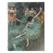 Carnet Danseuse, danseuse en vert | Edgar Degas (Devant)