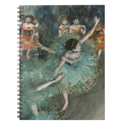 Carnet Danseuse, danseuse en vert | Edgar Degas (Devant)