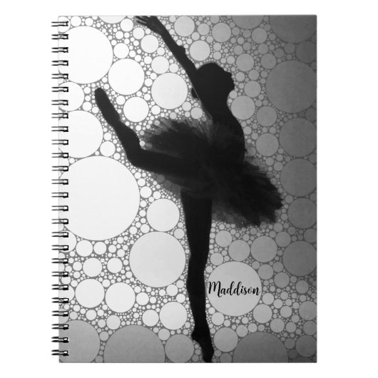 Carnet Danseuse de ballet Danse de ballet personnalisée (Devant)