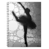 Carnet Danseuse de ballet personnalisée Ballerine (Devant)