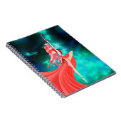 Carnet Danseuse de ballet rose ciel nocturne (Côté Droit)