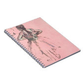 Carnet Danseuse de dos, les mains sur les hanches par Edg (Côté Droit)