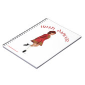 Carnet Danseuse Irlandaise en Rouge (Côté gauche)