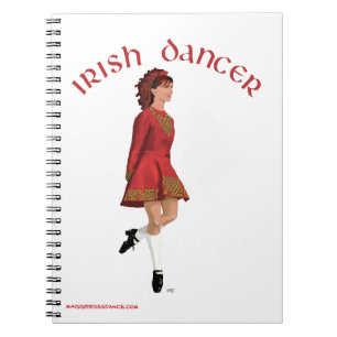 Carnet Danseuse Irlandaise en Rouge