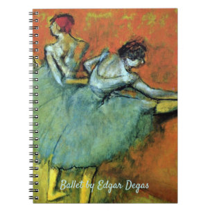 Carnet Danseuses au bar par Edgar Degas, Ballet Vintage