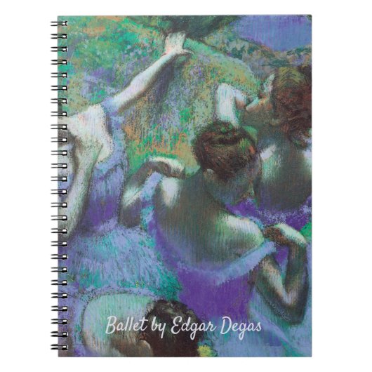 Carnet Danseuses bleues par Edgar Degas, Impressionnisme (Devant)