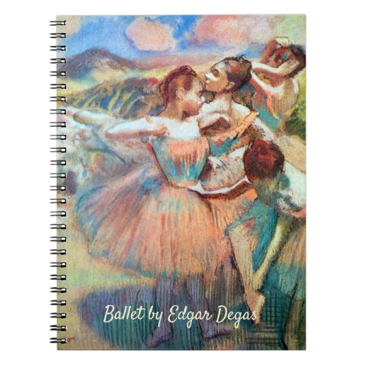 Carnet Danseuses dans un paysage d'Edgar Degas (Devant)