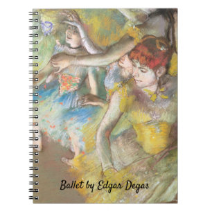 Carnet Danseuses de ballet sur la scène par Edgar Degas