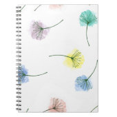 Carnet Dansons | Motif floral aquarelle (Devant)
