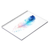 Carnet d'aquarelle à plume Ombre Bleue (Côté gauche)