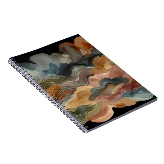 Carnet d'aquarelle Abstraite terrestre (Côté Droit)