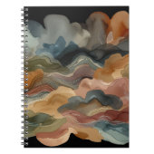 Carnet d'aquarelle Abstraite terrestre (Devant)