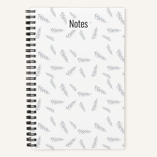 Carnet d'aquarelle bleu Feuille (Recto)